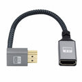 Up Angled 90 Degree HDMI 1.4 Type A Male to A Female Extension Cable Support HDTV 4K 60hz 3D HD-061-UP