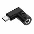 DC Jack 5.5x2.5mm Input to USB-C Type-C Angled 90 Degree Power Plug Charge Adapter for Laptop Phone UC-211-RI-5525MM