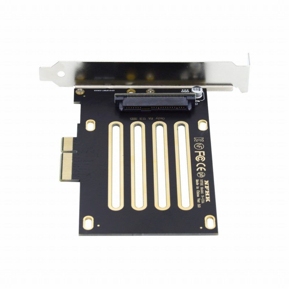 PCI-E 4.0 X4 Lane to U.3 U3 Kit SFF-8639 Host Adapter for Motherboard PM1735 NVMe PCIe SSD SA-083