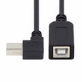 USB 2.0 B Type Male to Female Extension Cable Up Angled 90 Degree 20cm for Printer Scanner Disk U2-068-UP