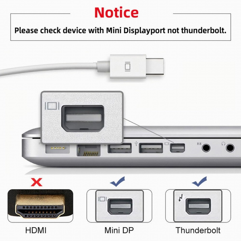 Mini DisplayPort 1.4 Male to DP Female 8K 60hz Adapter Ultra-HD UHD 4K 144hz 7680*4320 for Video PC Laptop Monitor DP-036-8K01