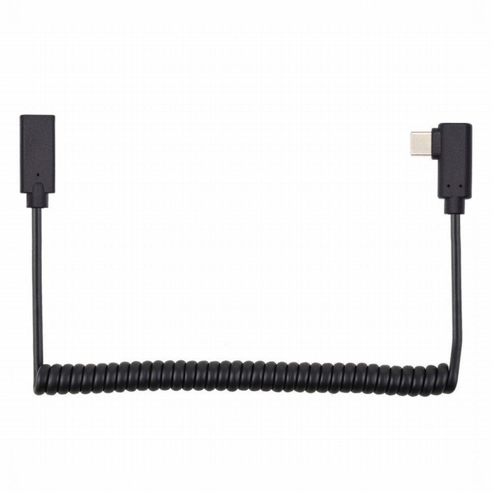 Stretch Coiled USB-C Keyboard Mouse Cable for Gaming Keyboard Type-C Male to Female Extension Cable Power & Data UC-133-CMCF