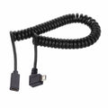 Stretch Coiled USB-C Keyboard Mouse Cable for Gaming Keyboard Micro USB Male to Type-C Female Extension Cable Power & Data UC-133-MMCF