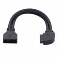 Right Angled USB 3.0 20Pin 19Pin Male to Female Extension 5Gbps Cable 90 Degree for Motherboard Mainboard U3-082-RI