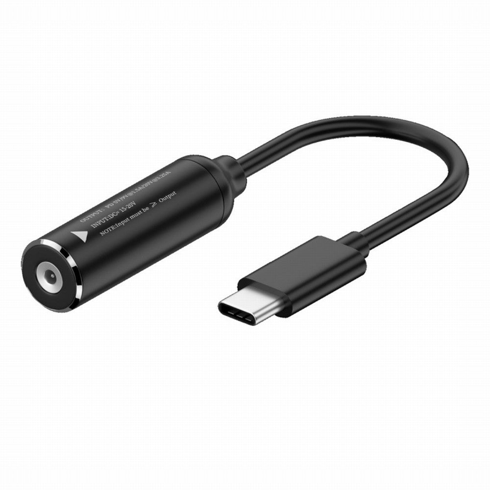 DC Jack 4.0x1.3mm Input to USB-C Type-C Power Plug Charge Cable for Laptop Phone PD9V 5V 20V UC-149-4013MM