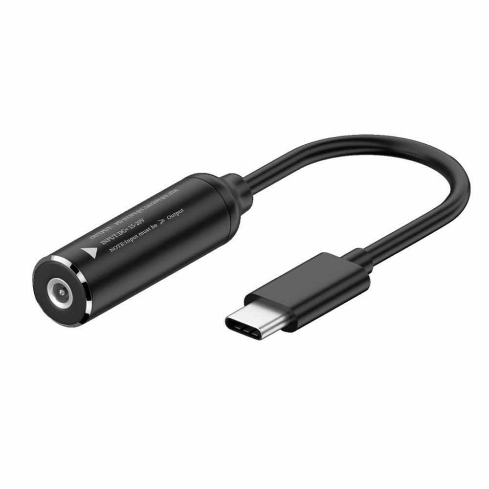 DC Jack 4.0x1.7mm Input to USB-C Type-C Power Plug Charge Cable for Laptop Phone PD9V 5V 20V UC-149-4017MM