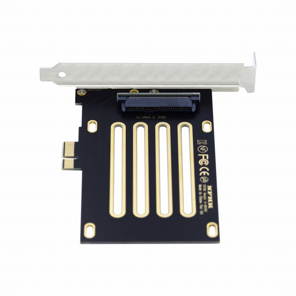 PCI-E 4.0 X1 Lane to U.2 U.3 Kit SFF-8639 Host Adapter for Motherboard PM1735 NVMe PCIe SSD SA-093