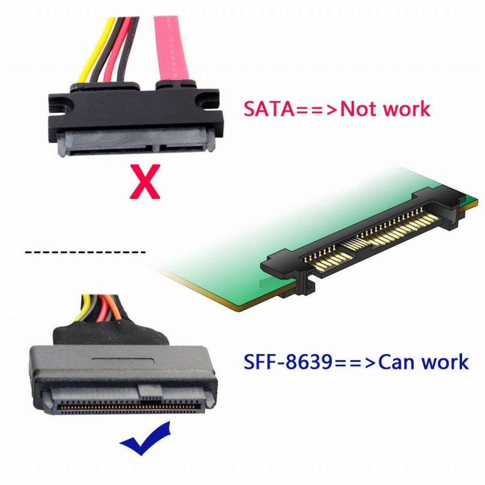 PCI-E 4.0 X1 Lane to U.2 U.3 Kit SFF-8639 Host Adapter for Motherboard PM1735 NVMe PCIe SSD SA-093