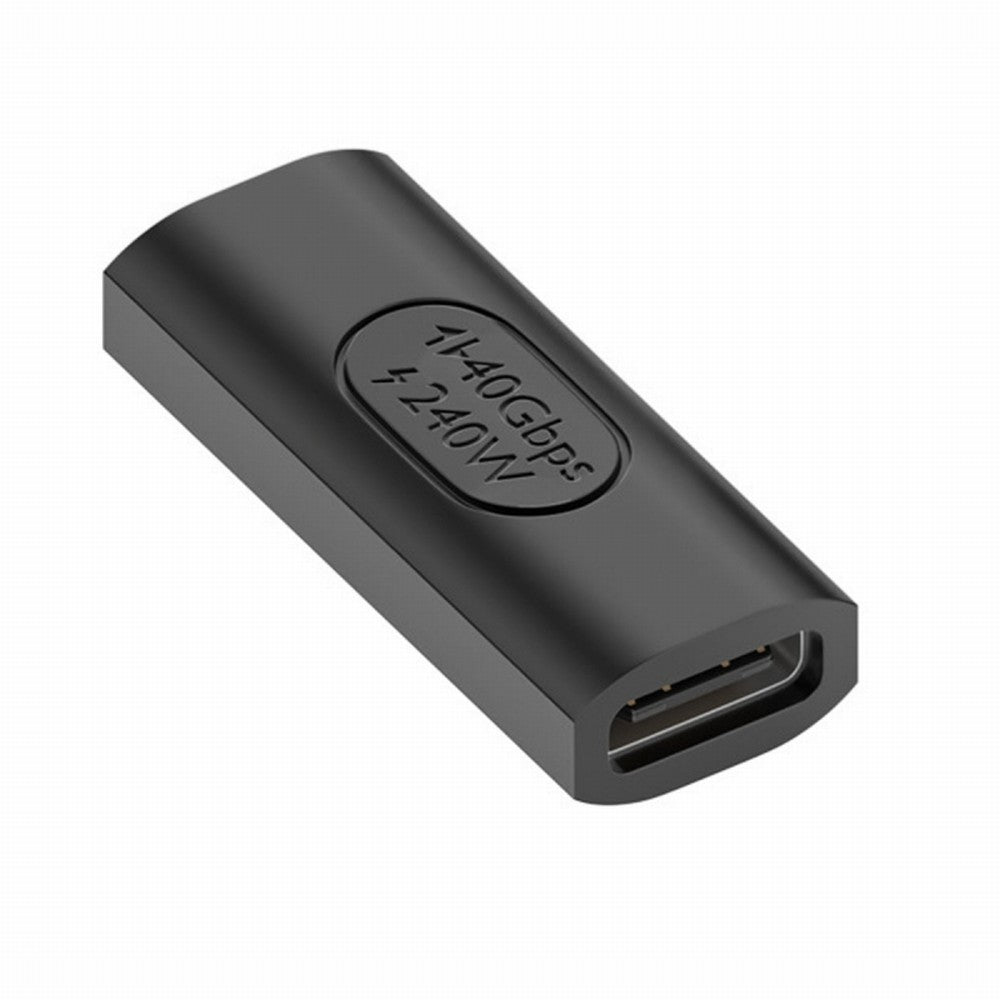 USB4 Type C Female to Female Extension 240W Power 40Gbps Data 8K Video Extender Adapter for NS Phone Laptop UC-103-FF