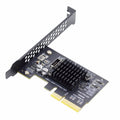 USB 3.2 Gen2 Type-E 20Gbps Front Panel Socket to PCI-E 4X Express Card Adapter for Desktop Motherboard UC-104-EF