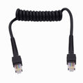 RJ45 Cat6 8P8C UTP Male to Male Stretch Coiled Cable Lan Ethernet Network Patch Cord 100cm UT-019