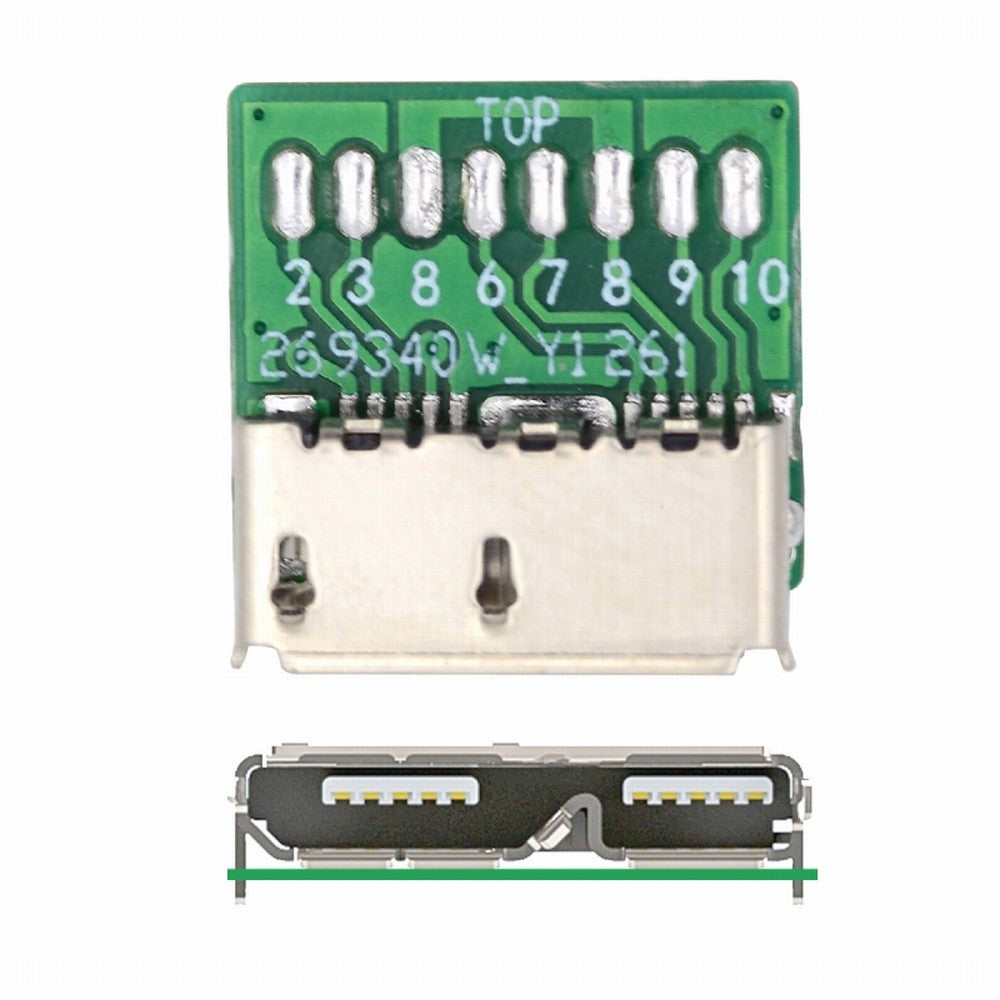 10pcs Micro USB 3.0 10pin Female Socket Receptacle Board Mount SMT Type with PCB for USB Disk DIY OEM CN-007