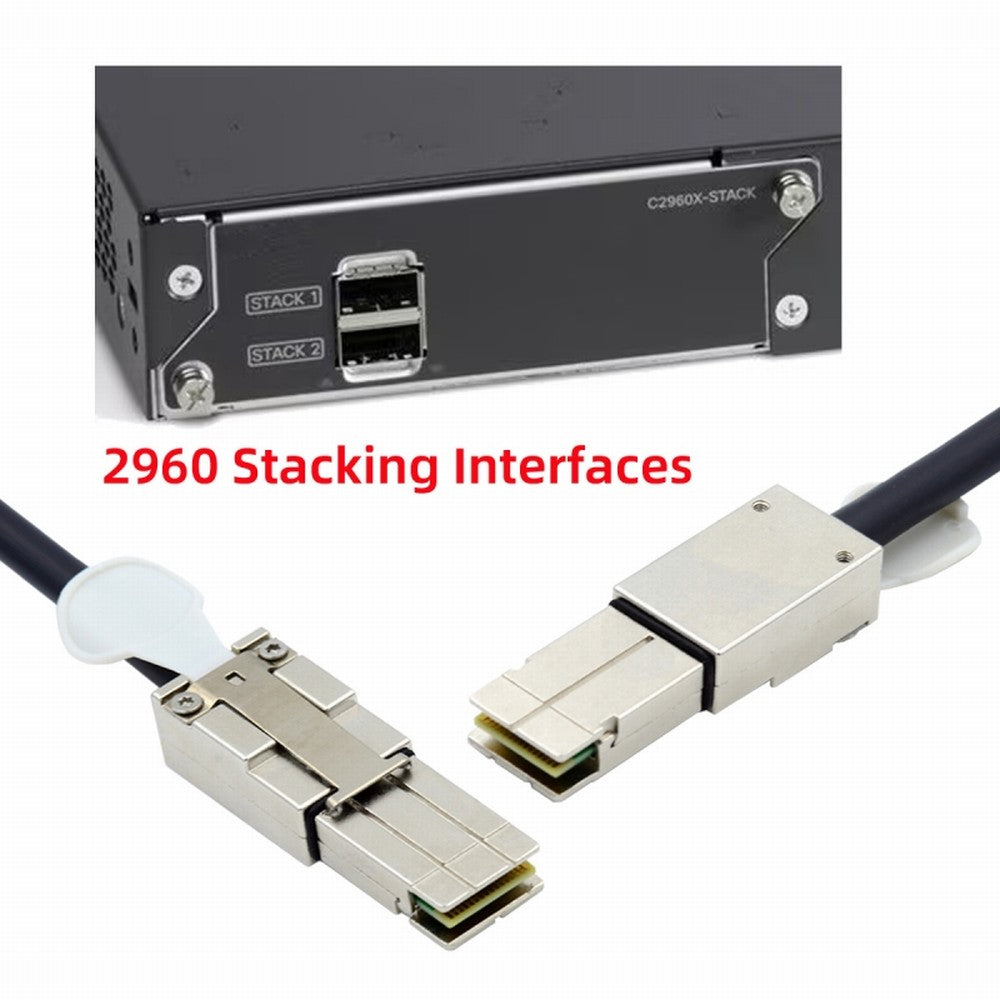 20Gbps 40Gbps FlexStack Stacking Cable CAB-STK-E-0.5M Compatible for Catalyst 2960S 2960X 2960XR Networking Switch SF-073-0.5M