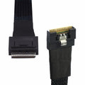 Oculink PCIe PCI-Express SFF-8611 8i to SFF-8654 8i 8x Slimline SSD Data Active Cable 50cm SF-076