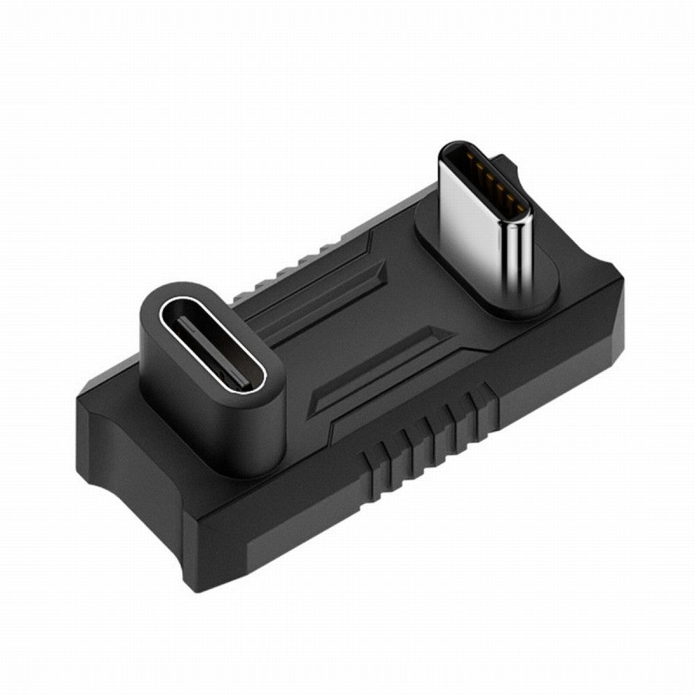 20Gbps USB3.1 Type C Male to Female Power Data Video Adapter Opposite U Shape Back Angled Compatible with ROG Ally Steam Deck Phone NS Switch UC-068-OU