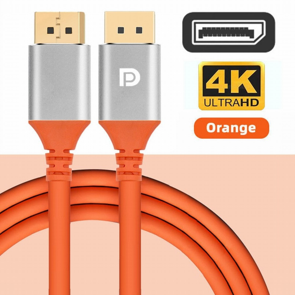 DP 4K to DP Displayport Ultra Soft High Flex Monitor Cable Hyper Super Flexible Cord Male to Male for Computer Graphics Card CC-DP-004