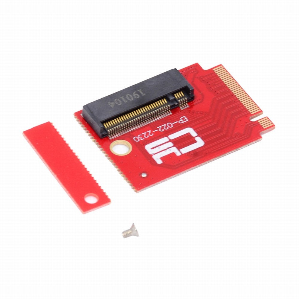 NVME M-Key 22x30mm to 22x80mm NGFF Extension SSD Upgrade Adapter Compatible with ROG Ally Gaming EP-022-2230MM