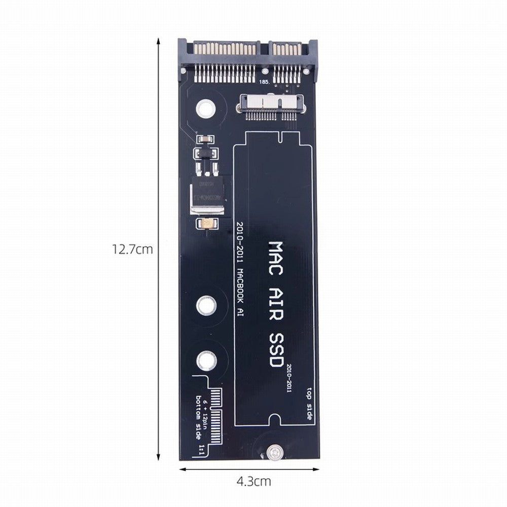 USB 3.0 to 12+6pin SSD HDD to SATA 22Pin Hard Disk Cartridge Drive for Apple 2010 2011 Macbook Air A1369 A1370 SSD U3-067+SA-071