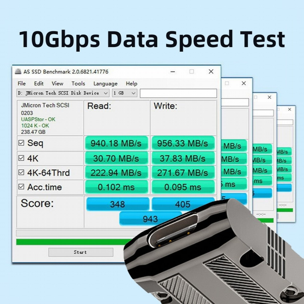 USB-C USB 3.1 Type C Female to USB 3.0 Type-A Male 90 Degree Left Angled Flat Type 10Gbps Data 120W Power Adapter Mecha Cyberpunk Style UC-029-TC002