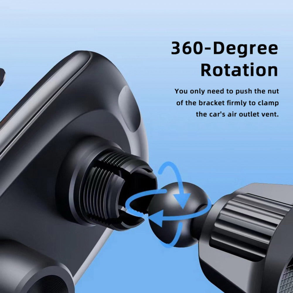 Type-C Car Air Vent Mount Holder Cradle USB-C Magnetic charging Wireless 360 Degree Rotation Universal Cell Phone Mount Compatible for 4-7 inch Phone UC-097