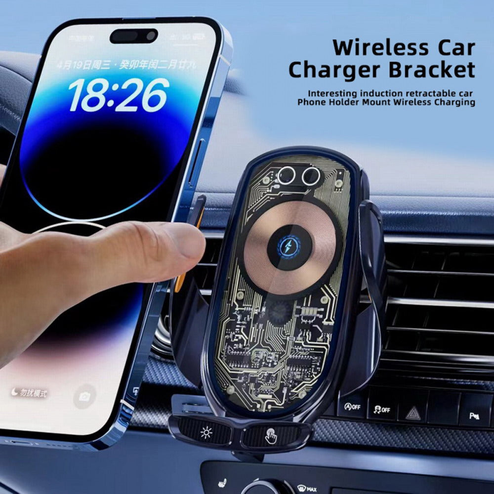 Type-C Car Air Vent Mount Holder Cradle USB-C Magnetic charging Wireless 360 Degree Rotation Universal Cell Phone Mount Compatible for 4-7 inch Phone UC-097