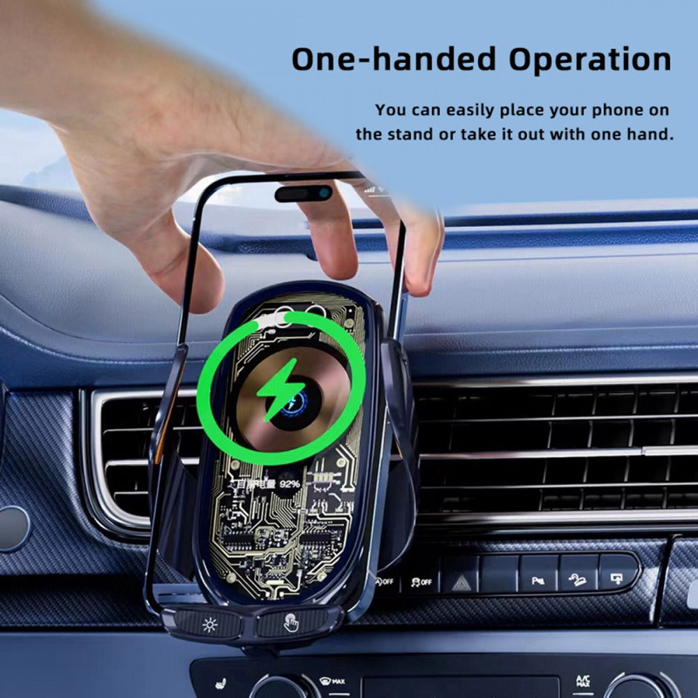 Type-C Car Air Vent Mount Holder Cradle USB-C Magnetic charging Wireless 360 Degree Rotation Universal Cell Phone Mount Compatible for 4-7 inch Phone UC-097