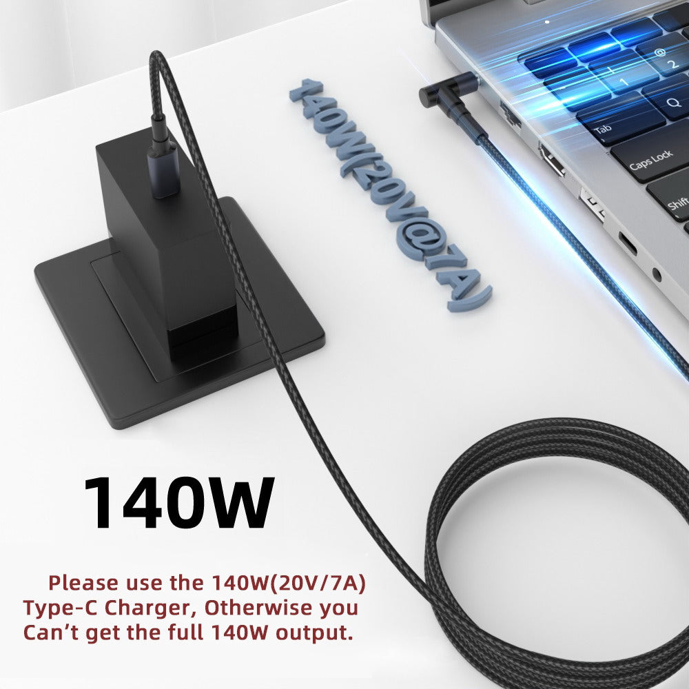 Type C USB-C Input to 20V DC 5.5*2.5mm Output Power 100W 135W 140W 65W PD Charge Cable for Laptop UC-065-5525MM