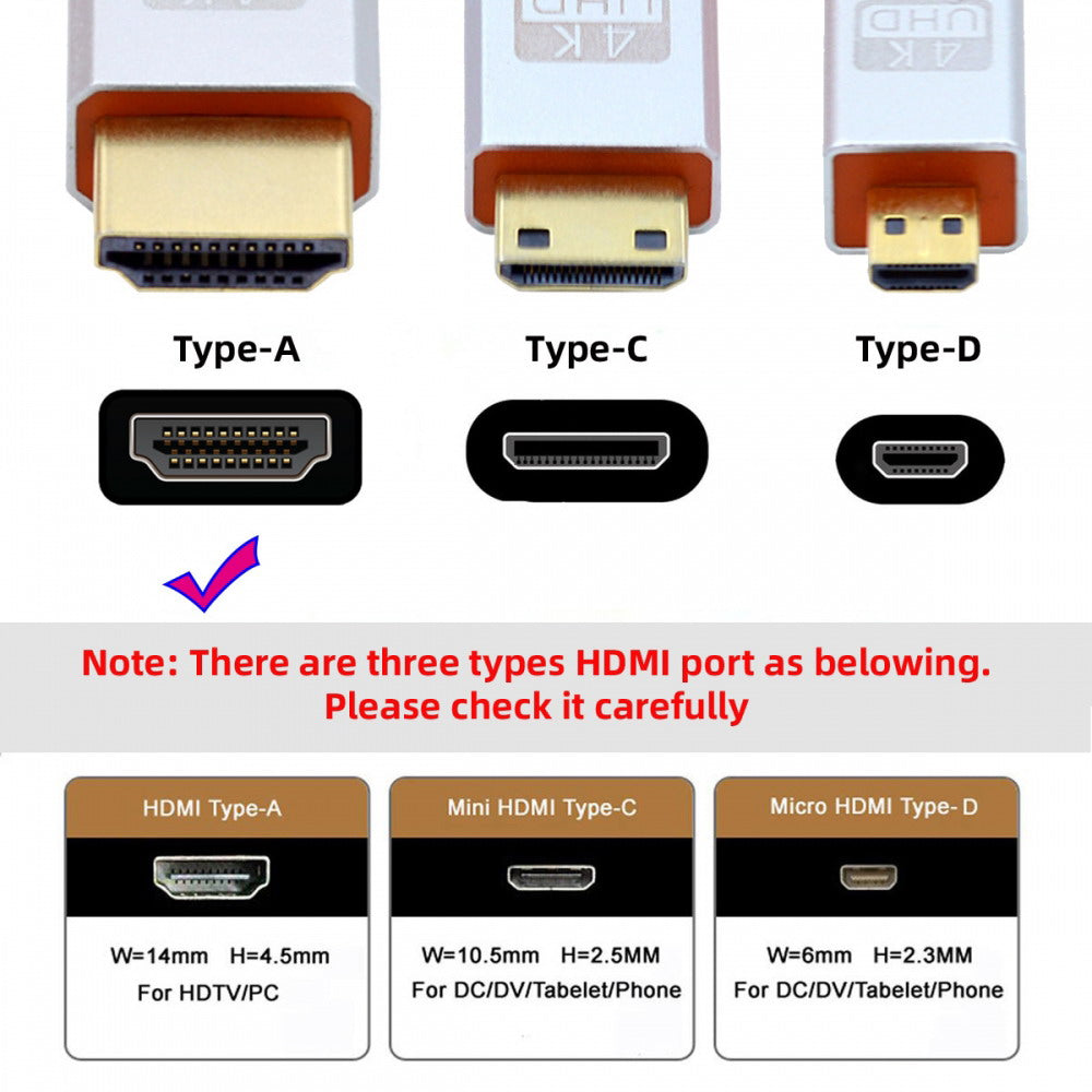 Magnetic Separate Connector 8K Type-A HDMI 2.1 Male Straight 19Pin Contacts Video Adapter for Laptop HDTV HD-042-AM
