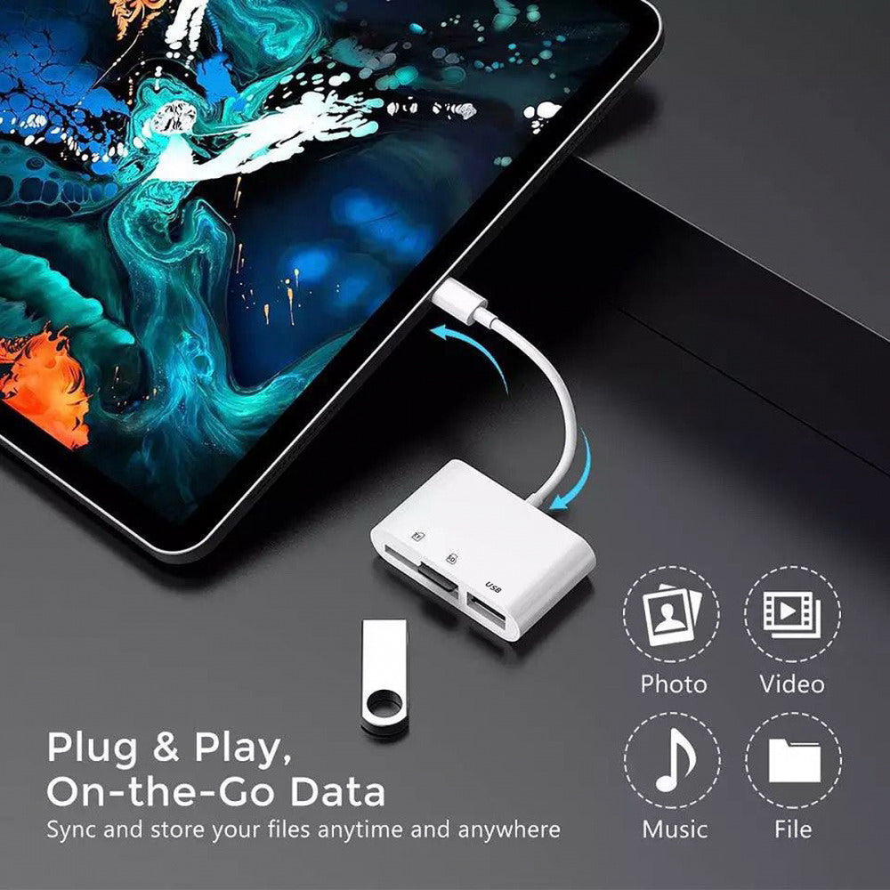 USB 2.0 Type C USB-C to TF Micro SD SDXC USB Female Card Reader Adapter Compatible with Macbook Laptop Tablet Phone UC-155-SD003