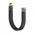 USB4 Extension Cable 13cm Slim Flat Male to Female 40Gbps with 240W Power and 8K@60Hz Video UC-040-0.13W