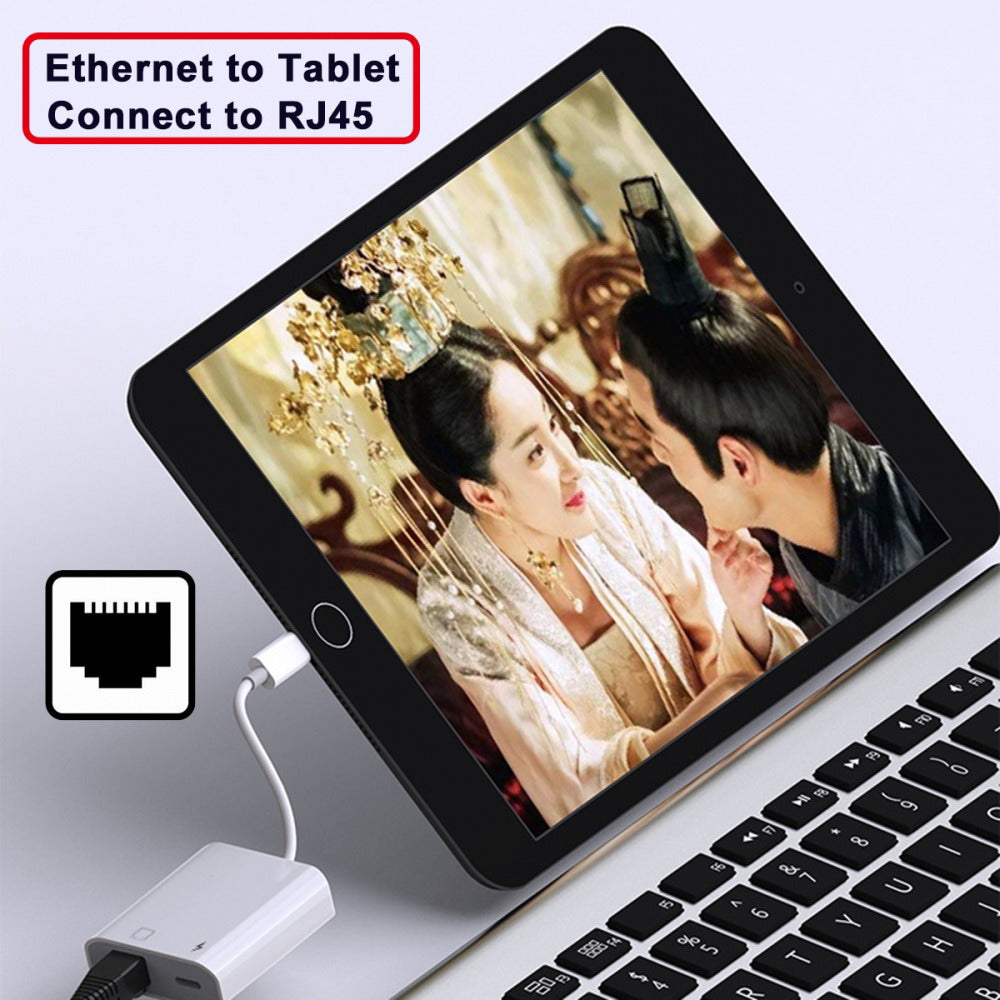 Type C USB-C to 100Mbps Networking RJ45 with PD Power Charge Adapter Compatible with Laptop Tablet Phone UC-155-TC006