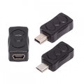 3pcs/lot Micro USB 2.0 to Mini USB 5Pin Male to Female Extension Data Power Adapter U2-006-MM