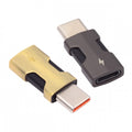 2pcs/set USB-C Type C Male to 8P Female Power 480Mbps Data Adapter Compatible with iPhone 15 & Android & Tablet U2-058-LT021