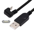 USB2.0 Type-A to Micro USB 5Pin Male to Male Power Data Cable 480Mbps Micro Opposite U Shape Back Angled U2-089-OS