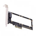 PCI-E 4.0 4X Host Adapter to NVMe Ruler 1U GEN-Z EDSFF 9.5mm 15mm 25mm Thickness Short SSD E1.S with Heat Sink PM9A3 PM9D3 P5801X Carrier Adapter SF-036-PM