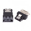 2pcs/lot SATA 7Pin Male to ESATA Female & External ESATA to SATA Adapter Extender for SSD Disk SA-082