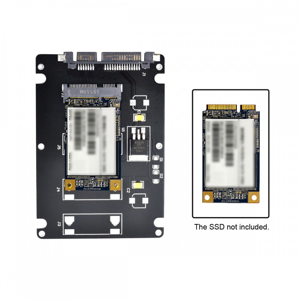 Mini PCI-E mSATA SSD to 2.5" SATA Hard Disk Enclosure Case Converter Adapter for MSATA SSD SA-092