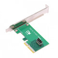 PCI-Express 5.0 4.0 4X to MCIO Mini Cool Edge IO Female Host Adapter for PCIe Nvme U.2 SSD SF-085