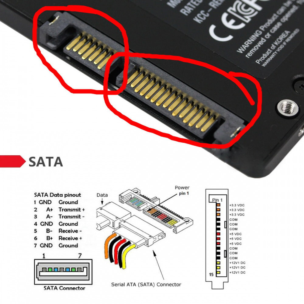 WD5000MPCK SFF-8784 SATA Express to SATA3.0 2.5inch 6Gbps Add on Cards PCBA for 5mm UltraSlim Hard Disk SSD SA-118