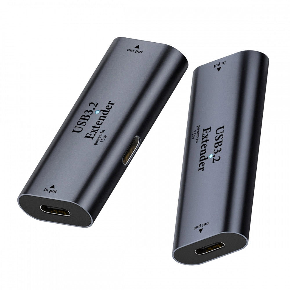 USB 3.0 Active Repeater Adapter Type-C Female to Type-C Female Extender with Chipset for Camera Printer Computer U3-010-CFCF