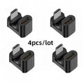 4pcs/lot USB-C USB2.0 Type C Female to Micro USB Male Power Data Adapter 360 Degree Opposite Up Back Angled UC-102-OU-4PCS