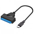 Type C USB 3.1 Male to SATA 22 Pin 2.5" Hard disk driver SSD Adapter Cable for Laptop UC-146-BK