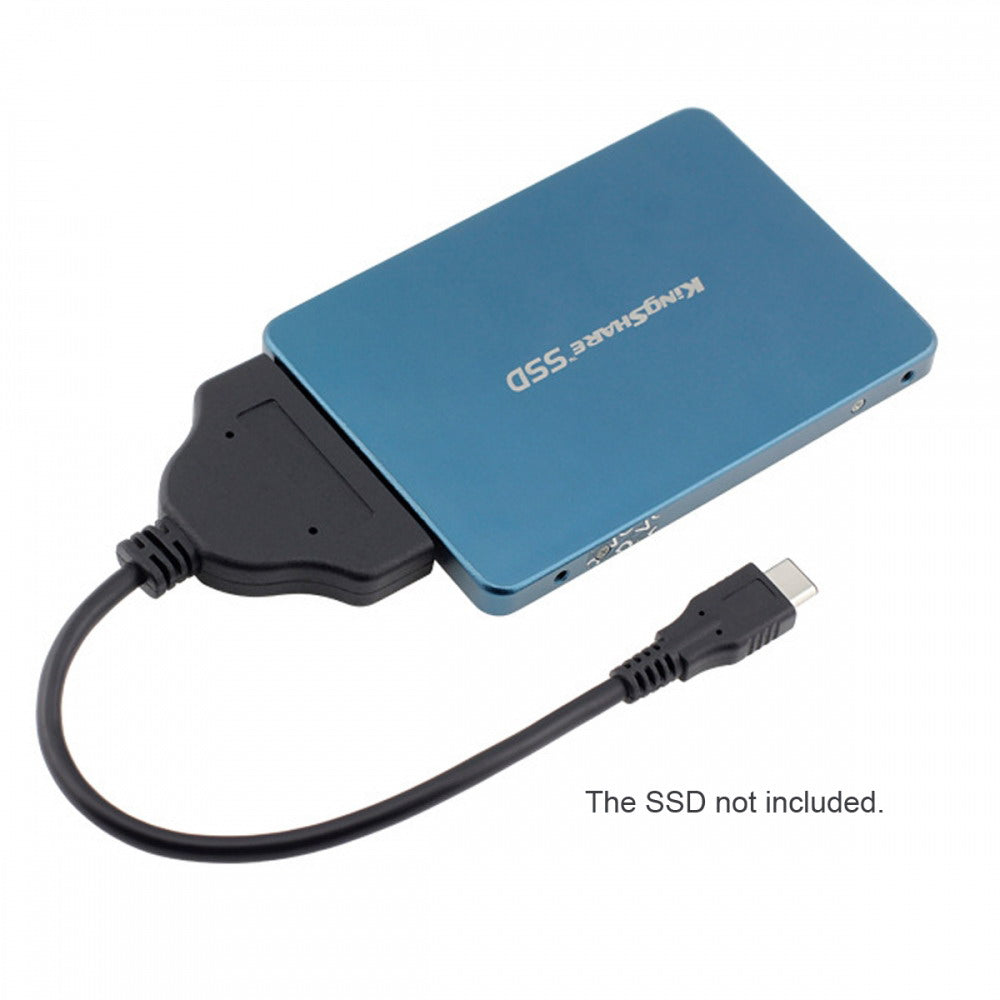 Type C USB 3.1 Male to SATA 22 Pin 2.5" Hard disk driver SSD Adapter Cable for Laptop UC-146-BK