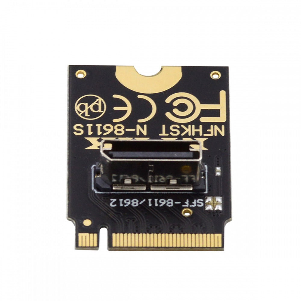 2230 PCI-E4.0 M.2 M-key to Oculink SFF-8612 SFF-8611 Vertical Host Adapter for NVME U.2 SSD eGPU SF-023-2230MM
