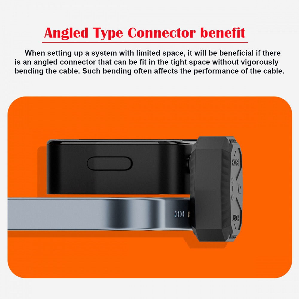 480Mbps USB-C Type-C Male to Male OTG Data Adapter with PD Power Opposite U Shape Back Angled for Phone MIC UC-009-PW