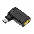140W 100W Rectangle Jack Thinkpad X1 Input to USB-C Type-C Angled 90 Degree Power Plug Charge Adapter for Laptop Phone UC-066-1145MM