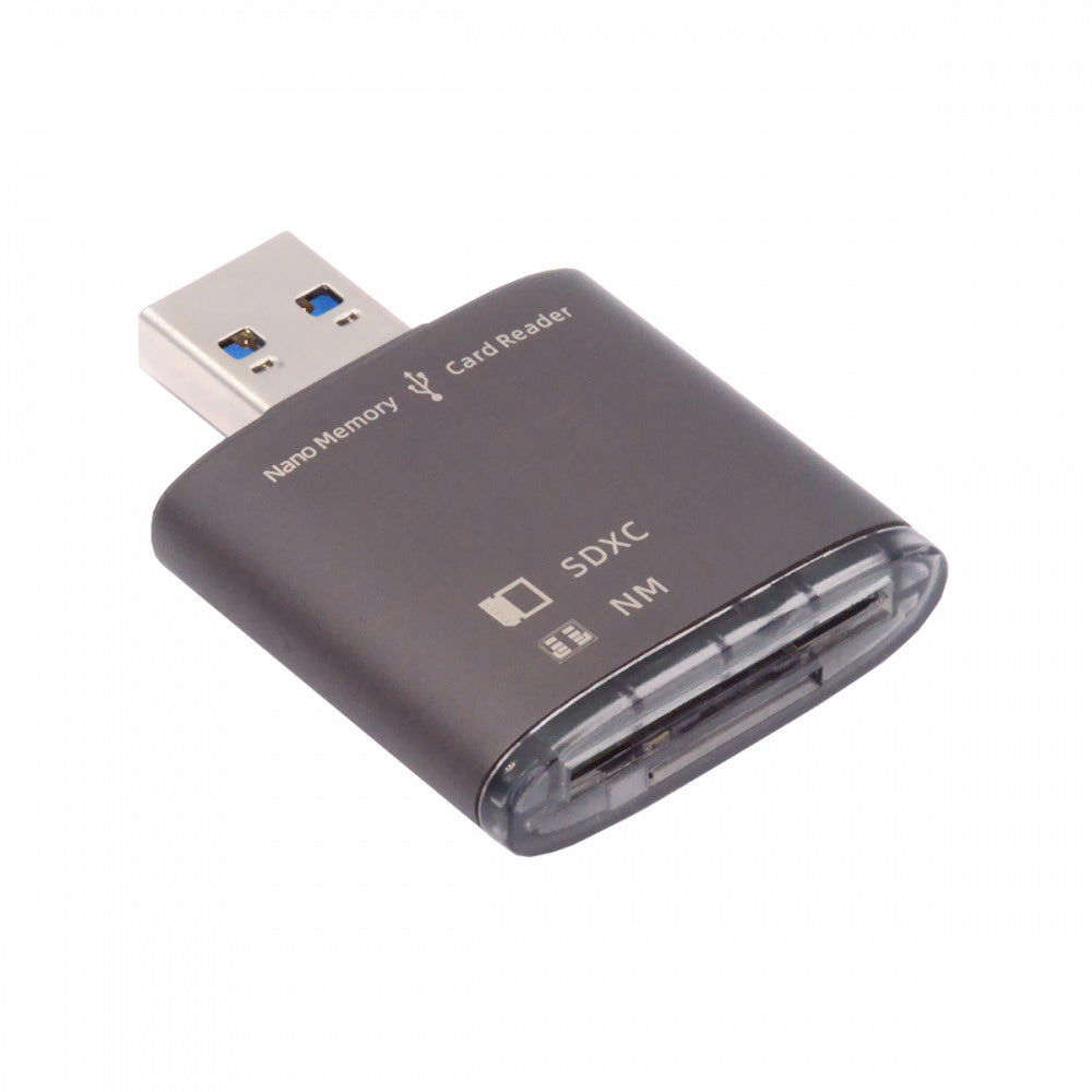 USB 3.0 to NM Nano Memory Card & SD Card Reader Writerfor Mate Seial Phone & Camera & Laptop U3-061