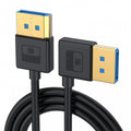 Ultrafine Right Angled DisplayPort 1.4 DP to DP Cable 8K 60hz Cable Ultra-HD UHD 4K 144hz 90 Degree for Desktop Laptop Monitor 100cm DP-011-RI