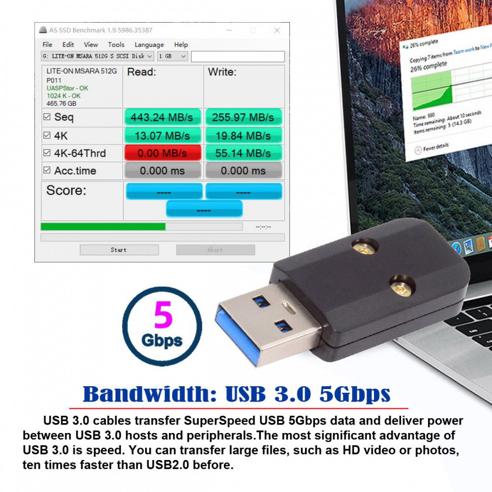 USB 3.0 Type-A Male Plug Connector Solder Type with Aluminum Alloy Shell Black Customization for 6.0mm Cable CN-024-MA