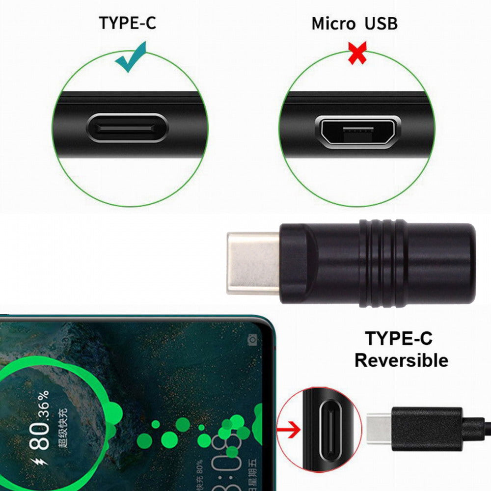 USB 3.1 Type-C Male Plug Connector Solder Type with Aluminum Alloy Shell Black Customization for 4.0mm~6.0mm Cable CN-026-BK